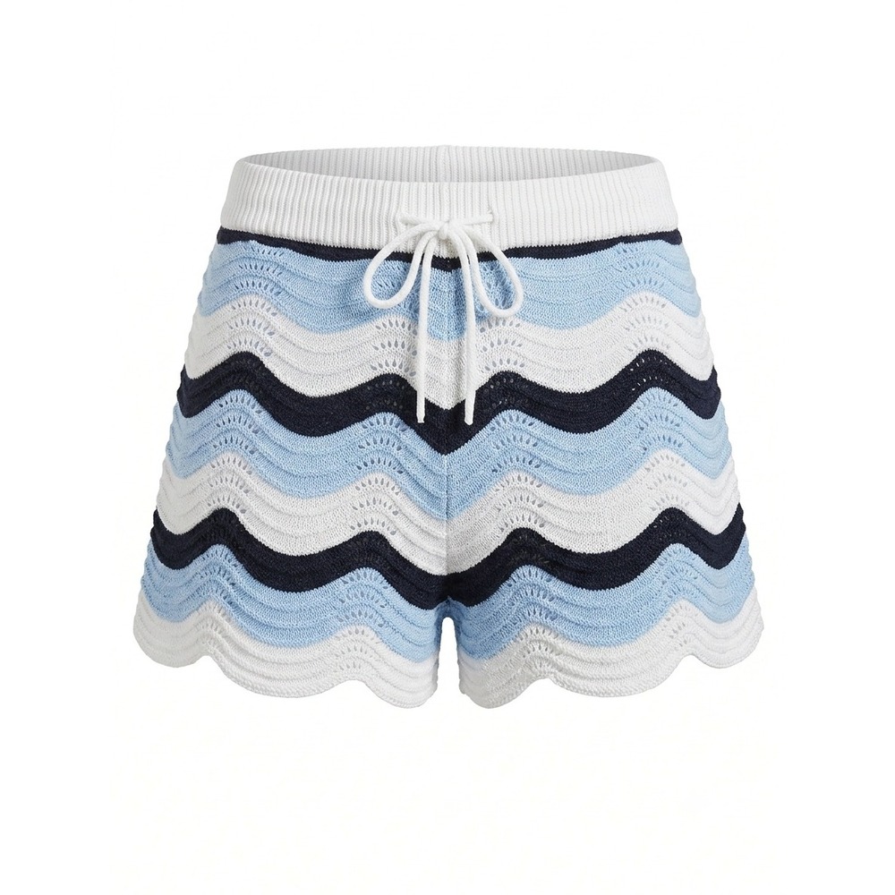 Edited x Hunter McGrady Crochet High Rise Shorts